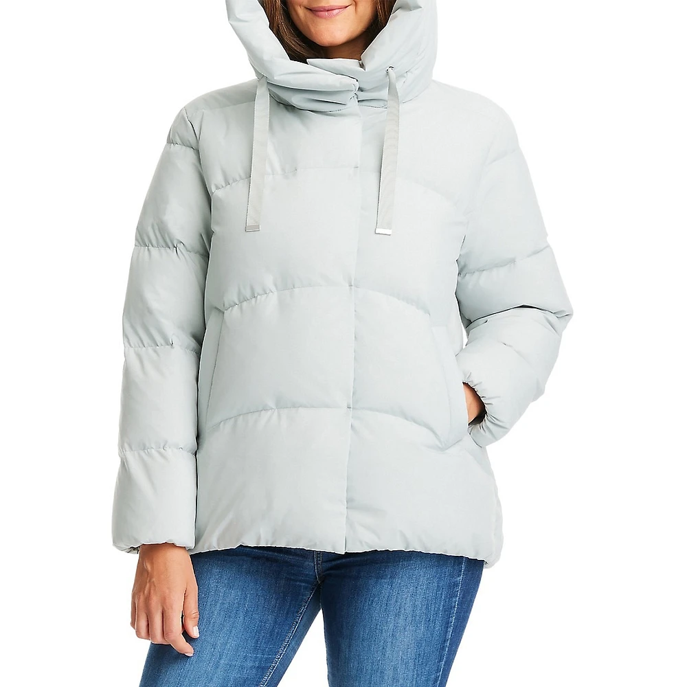 Plus Puffer Hooded Jacket