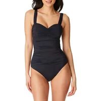 Kore Shirred Bandeau One-Piece Swimsuit