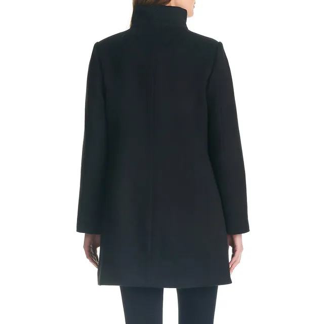 Kate Spade New York Highneck Tailored Wool-Blend Coat