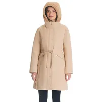 Down Parka With Faux Fur Hooded Insert