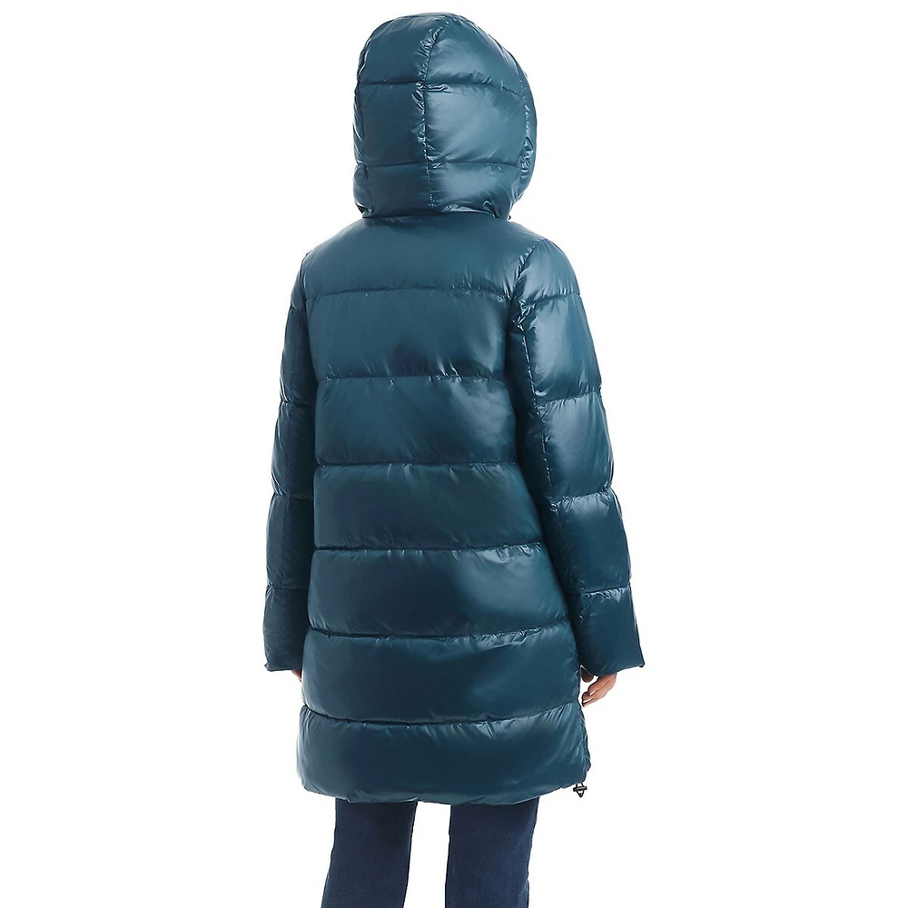 Puffer Up Recycled Fabric Mid Coat