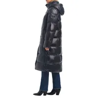 Puffer Up Recycled Fabric Maxi Coat