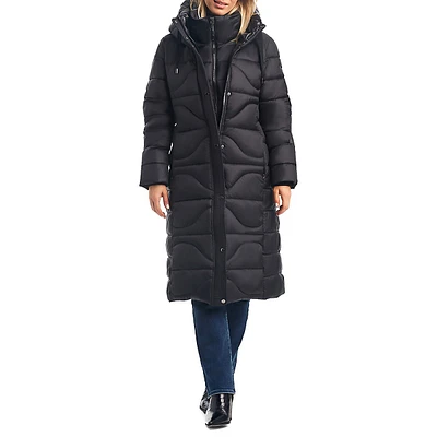 Quilted Maxi Gilet Puffer Coat