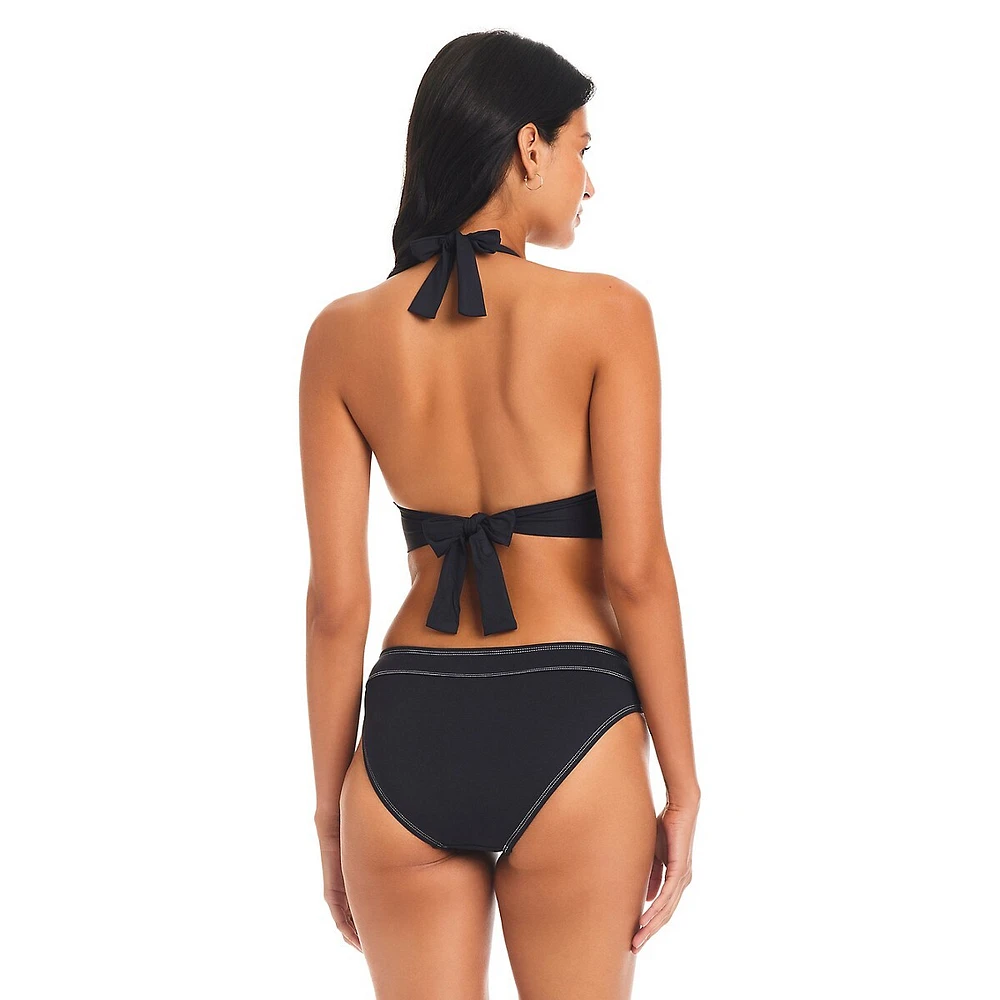 A Fine Line Halter Swim Top