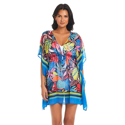 Colour Field Chiffon Caftan