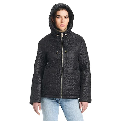 Signature Quilt Hooded Jacket