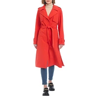 Belted Single-Breasted Trench Coat