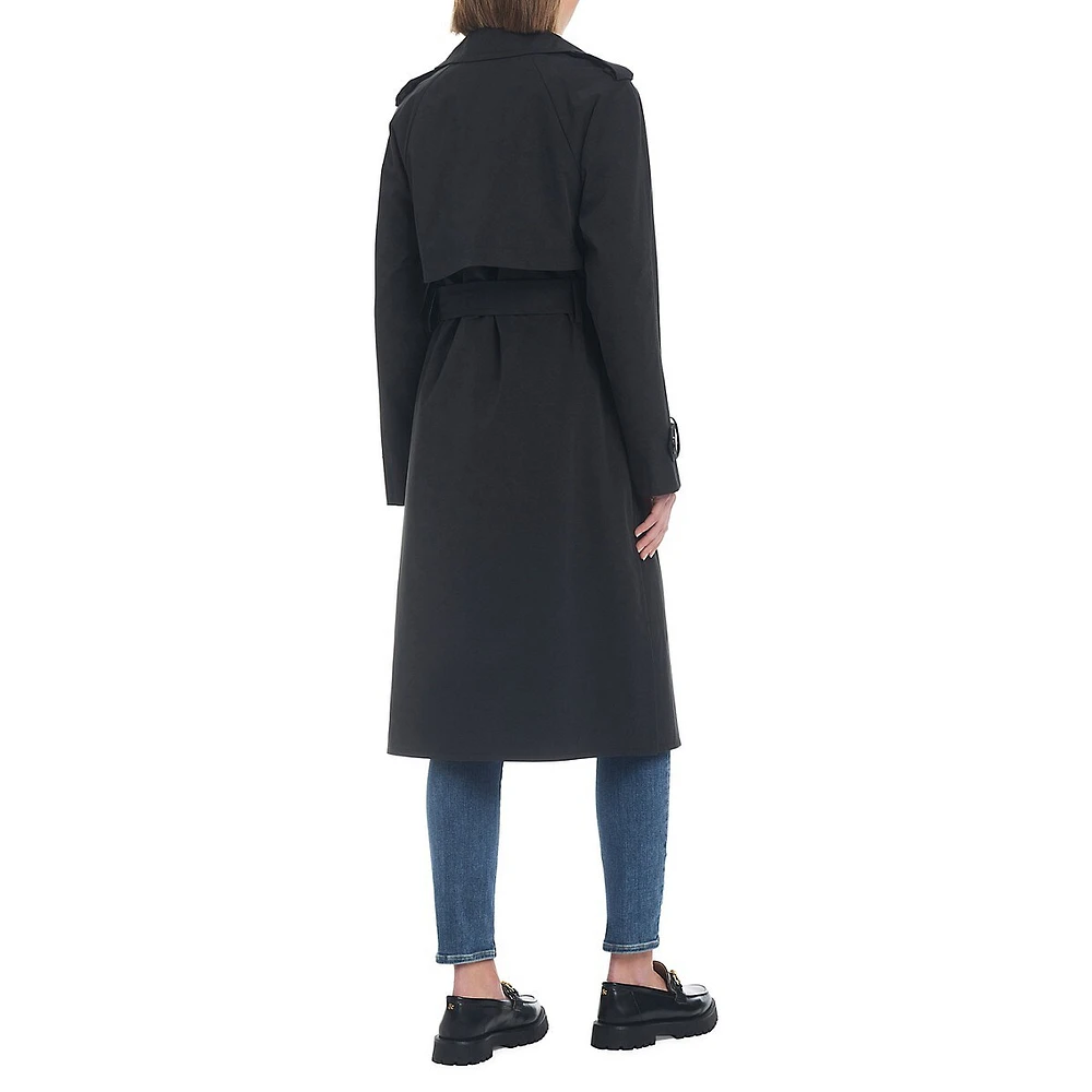 Belted Single-Breasted Trench Coat