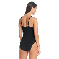 Don't Mesh With Me HighNeck One-Piece Swimsuit