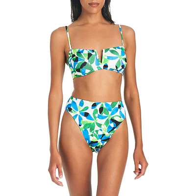 Jigsaw Petal V-Wire Bandeau Swim Top