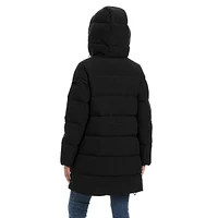 Angie Down Channel-Quilted Parka