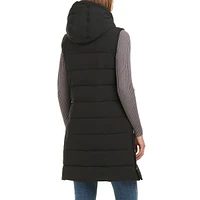 Roxy Longline Channel-Quilted Vest