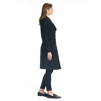 Wool-Blend Double-Breasted Coat