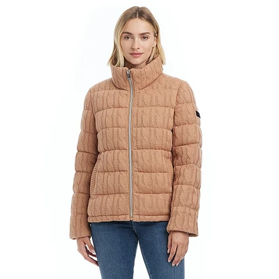 Hannah Funnel-Neck Jacket