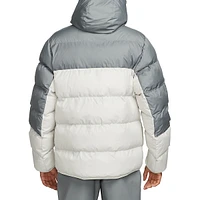 Water-Resistant Puffer Hooded Jacket