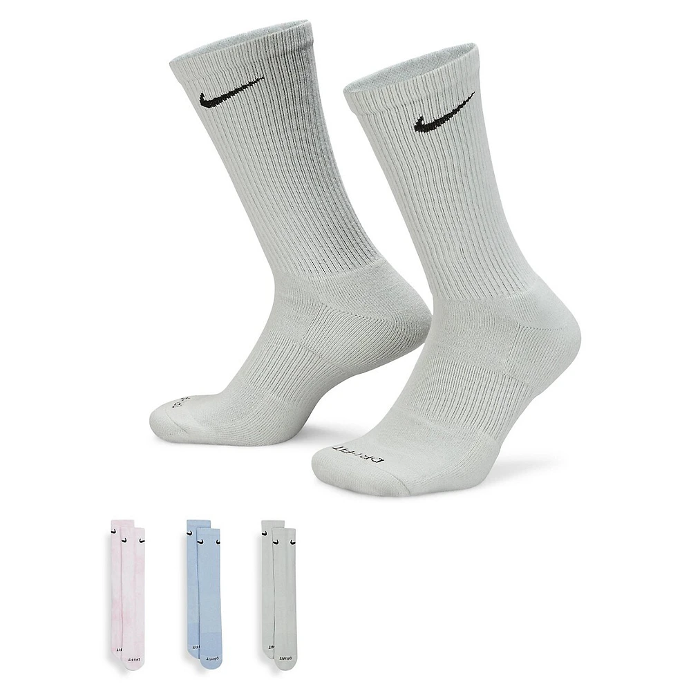 Trois paires de chaussettes coussinées Everyday Plus