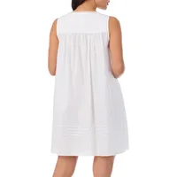 Cotton Woven Short Nightgown