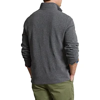 Estate-Rib Mock Collar Sweatshirt