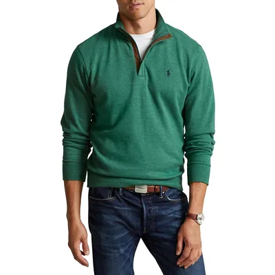 Double-Knit Jersey Polo Shirt