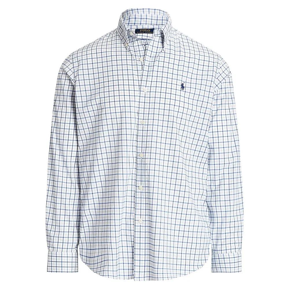 Twill Performance Plaid Shirt