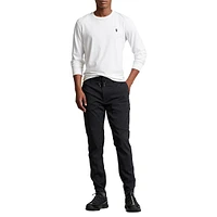 Slim-Fit Stretch Twill Jogger Pants