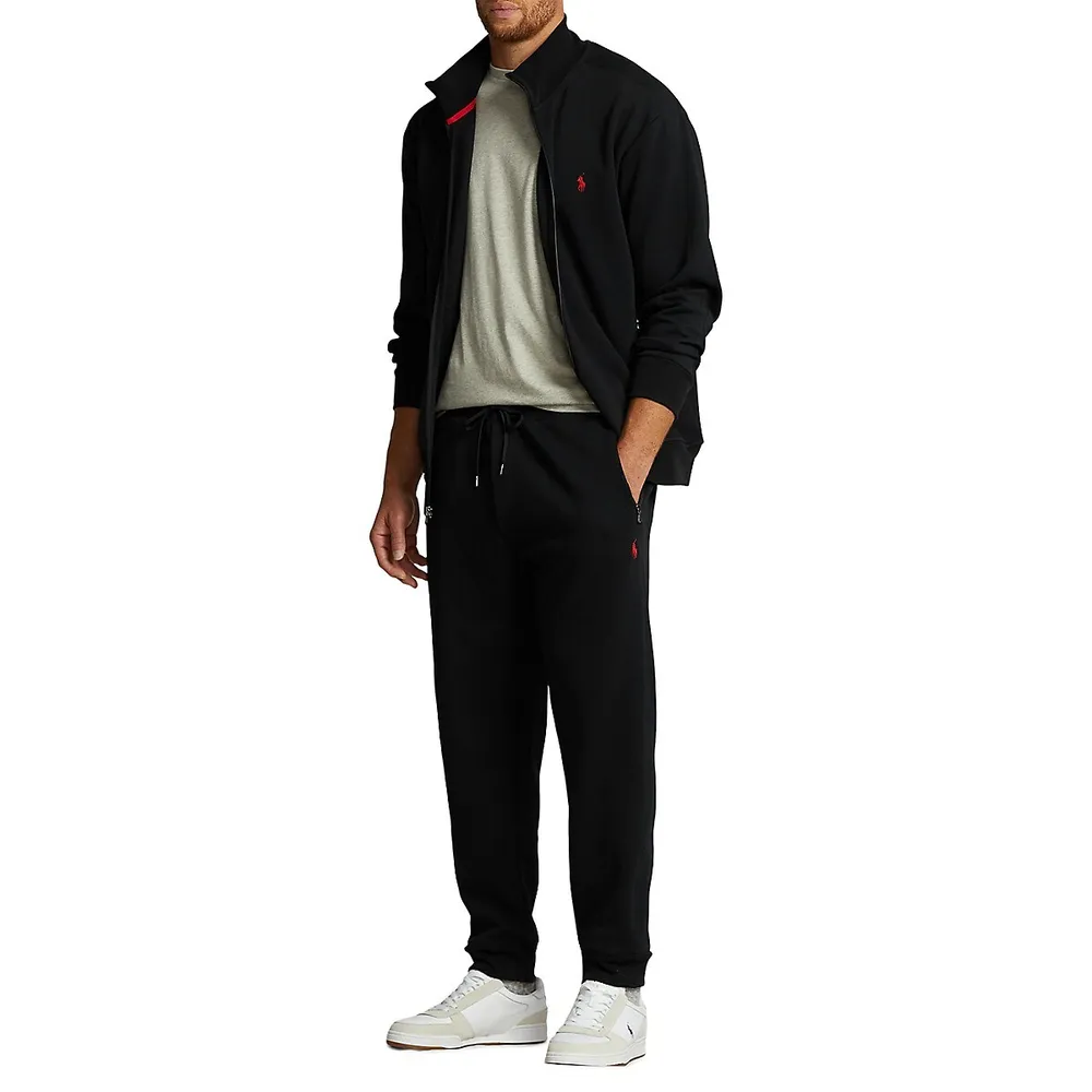 Big & Tall Double-Knit Track Jacket