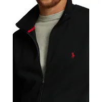 Big & Tall Double-Knit Track Jacket