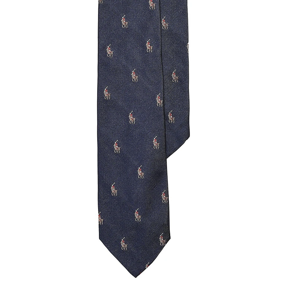 Polo Pony Silk Tie