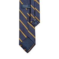 Classic-Cut Striped Silk Repp Tie