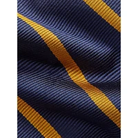 Classic-Cut Striped Silk Repp Tie