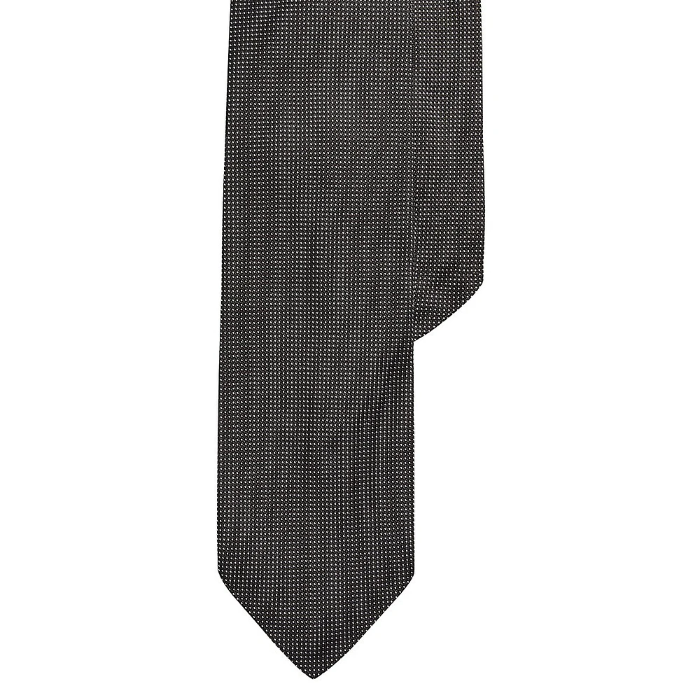 Pin Dot Silk Tie