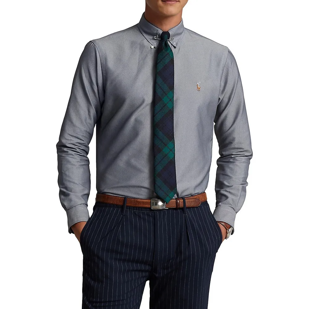 Classic-Fit Performance Oxford Shirt