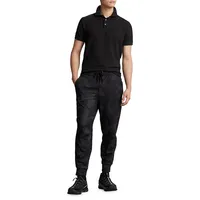 Custom Slim-Fit Cotton Mesh Polo