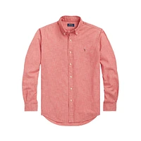 Logo Embroidered Button-Down Shirt