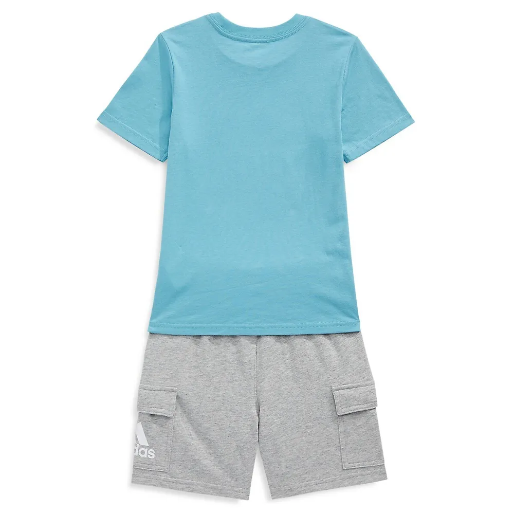 Ensemble t-shirt et short pour petit garçon