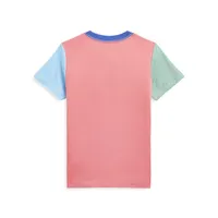 T-shirt en coton aux couleurs contrastées pour petit garçon
