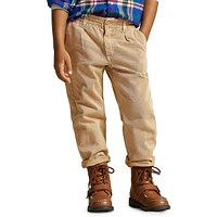 Little Boy's Pleated Chino Pants