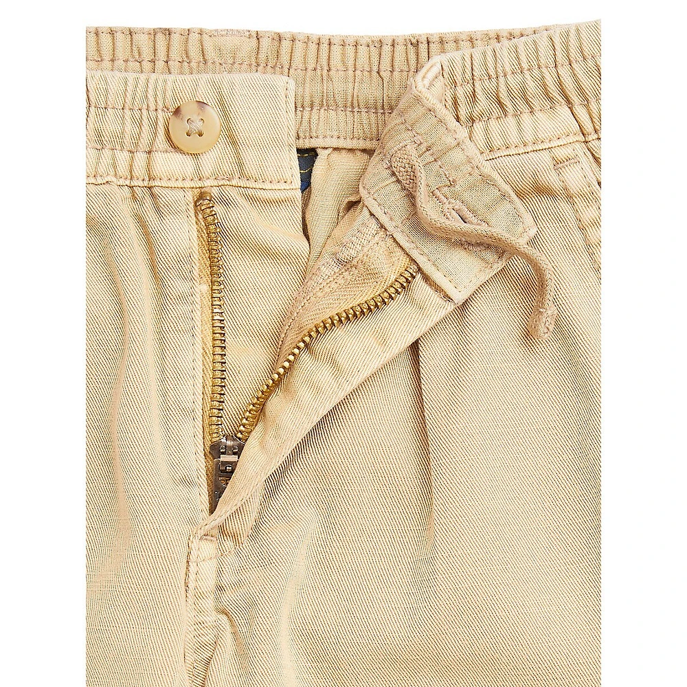 Little Boy's Pleated Chino Pants