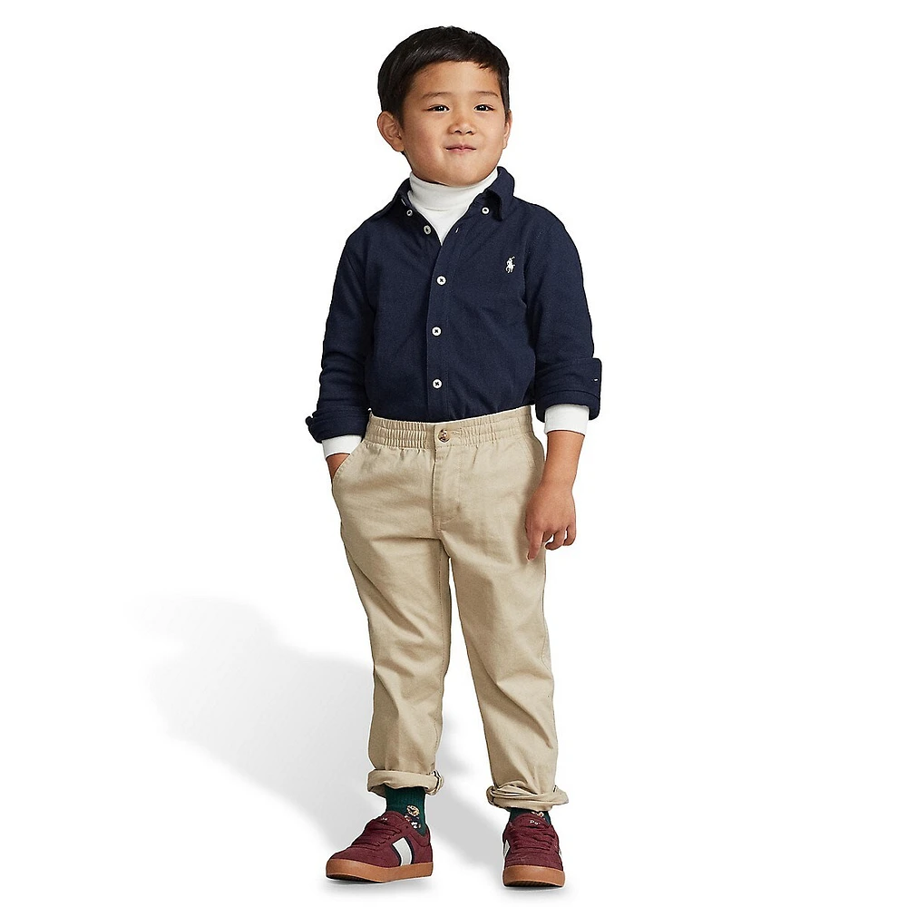 Little Boy's Featherweight Mesh Cotton Shirt