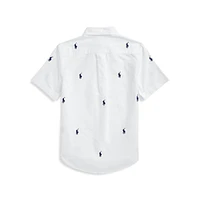 Boy's Polo Pony Oxford Short-Sleeve Shirt