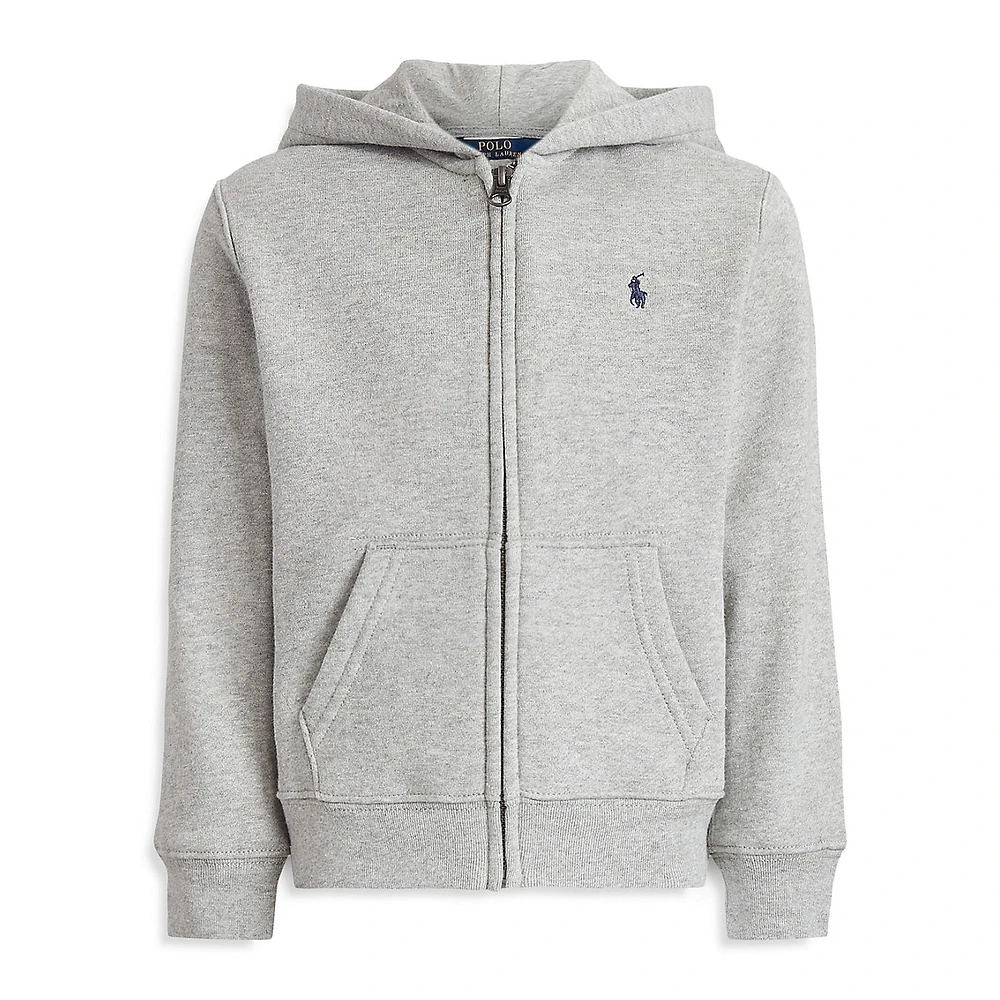 Little Boy's Front Zip Hoodie