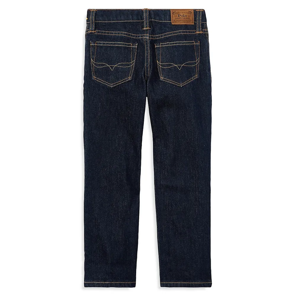 Little Boy's Straight-Leg Stretch Jeans