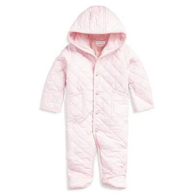 Baby's Hooded Quilted Footed Bunting