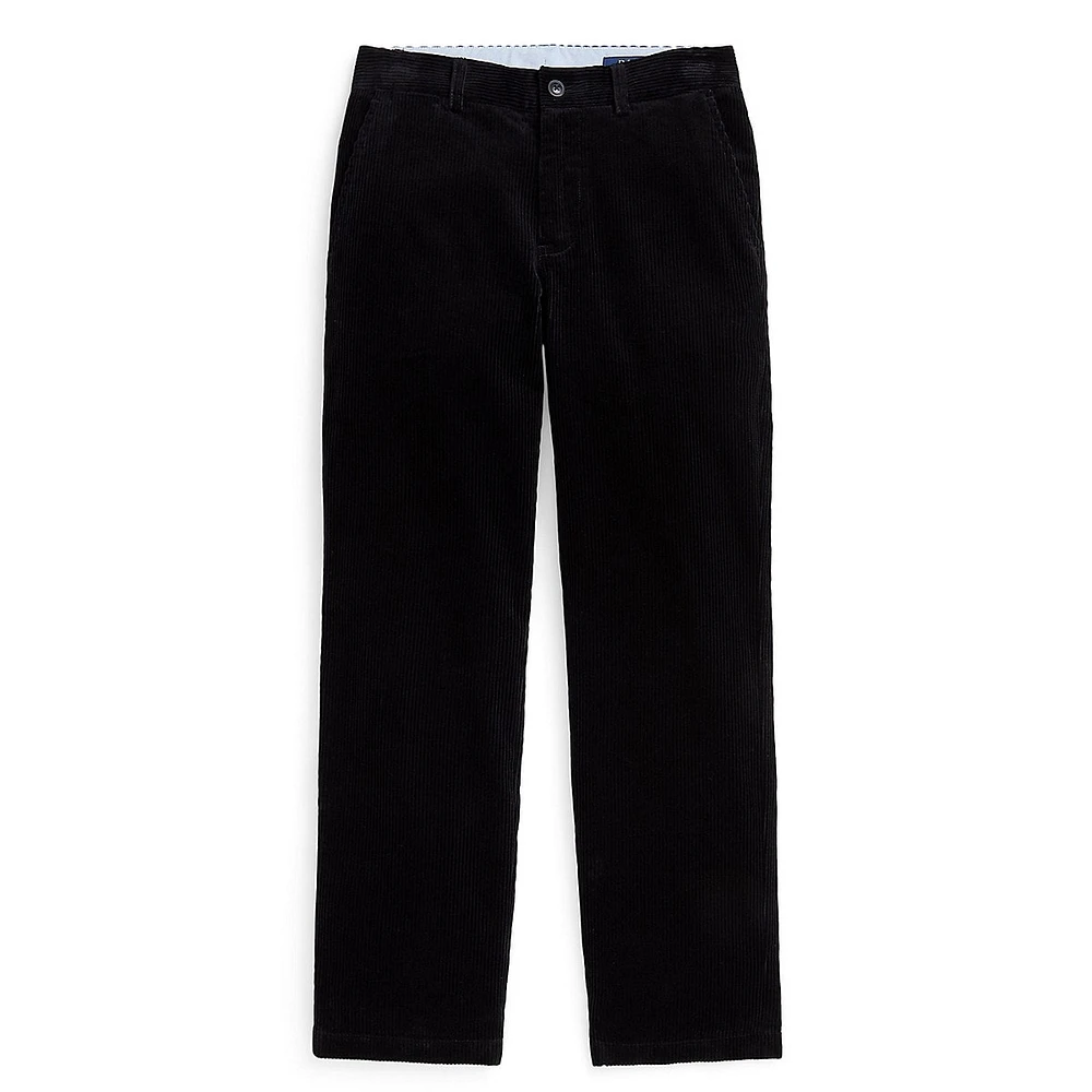 Boy's Straight-Fit Cotton Corduroy Pants