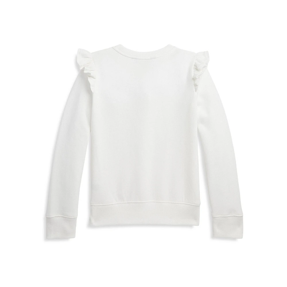 Girl's Ruffled Fleece Sweatshirt