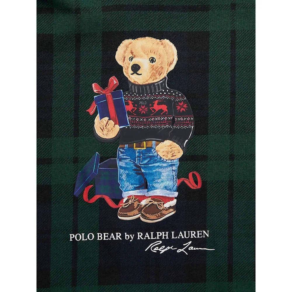 Ralph Lauren Baby Boy's Polo Bear Jersey T-Shirt And Fleece Pants Set