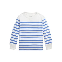 T-shirt rayé à manches longues pour petit garçon