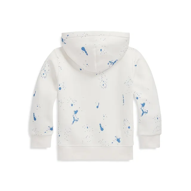 Polo Ralph Lauren Boys Polo Bear Paint Splatter Print Hoodie