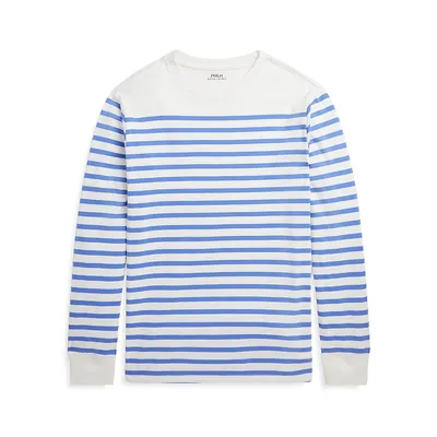 Boy's Striped Long-Sleeve T-Shirt