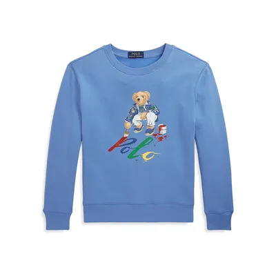 Boy's​ Polo Bear Fleece Sweatshirt